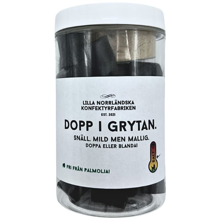 Lilla Norrländska Konfektyrfabriken Dopp i Grytan - Snäll 250g – från Lilla Norrländska Konfektyrfabriken – 104 kr – hos Delitea