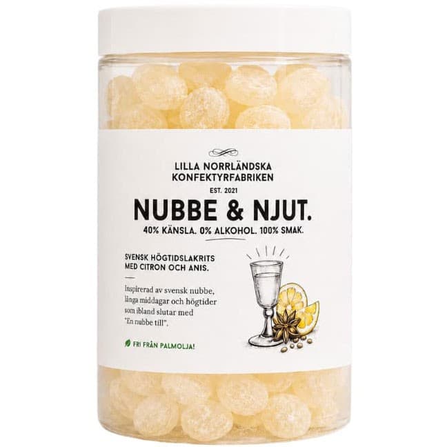 Lilla Norrländska Konfektyrfabriken Nubbe & Njut 275g – från Lilla Norrländska Konfektyrfabriken – 104 kr – hos Delitea