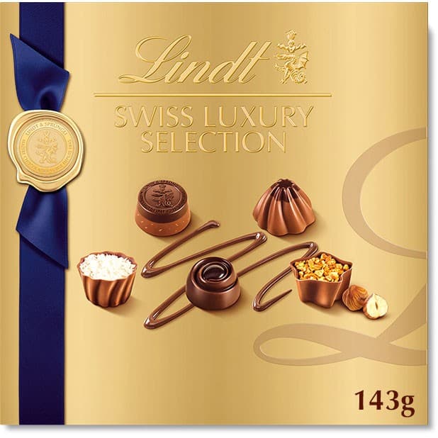 Lindt SWISS LUXURY SELECTION Chokladask Exklusiva Praliner 143g