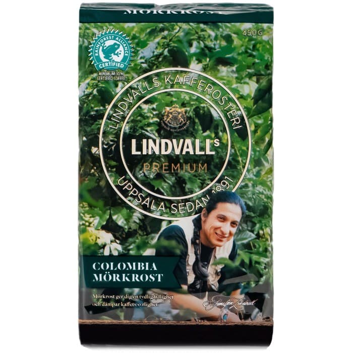 Lindvalls Kaffe Colombia Mörkrost 450g