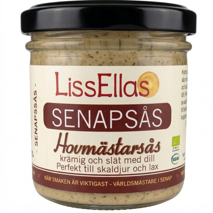LissEllas Senap Hovmästarsås 150g – från LissEllas Senap – 94 kr – hos Delitea