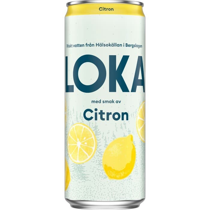 Loka Citron Sleek Burk 33cl - från LOKA - 10 kr - hos Delitea