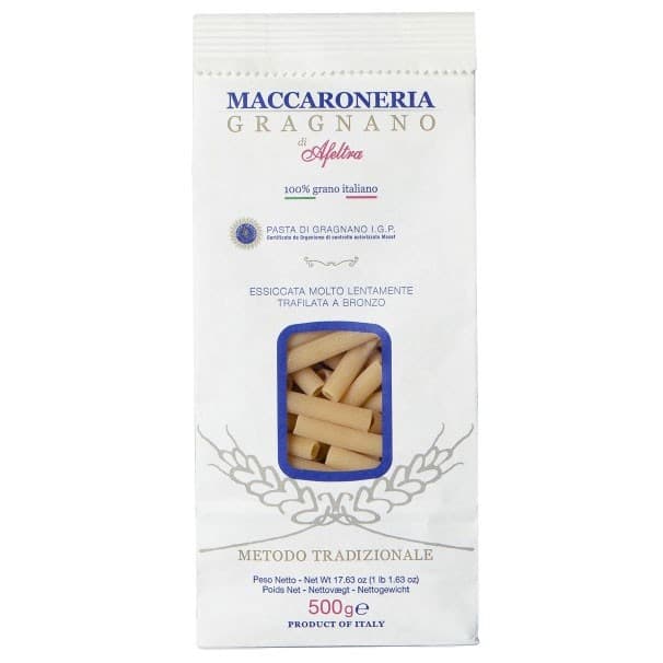 Maccaroneria Gragnano di Afeltra Ziti Corto Lisci 500g – från Maccaroneria Gragnano di Afeltra – 44 kr – hos Delitea