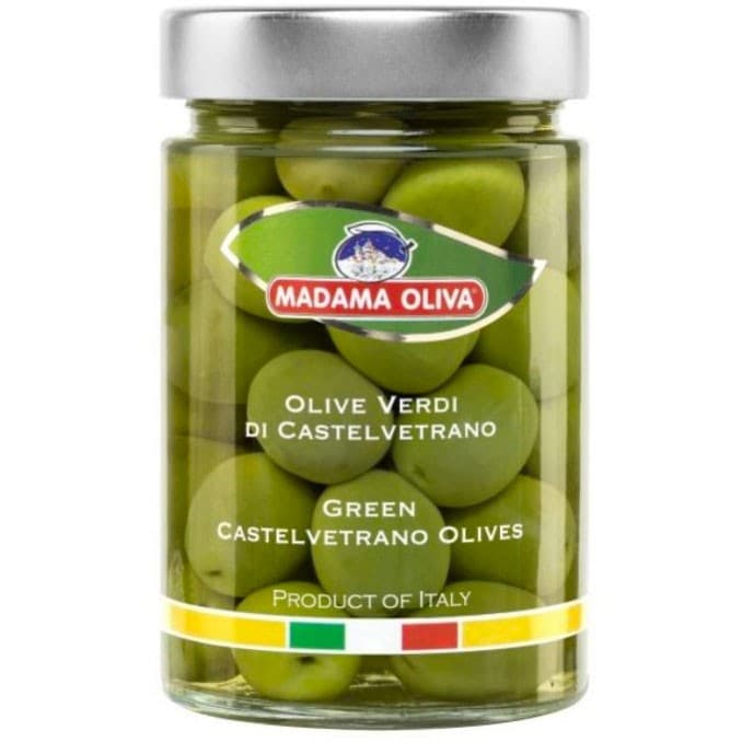 Madama Oliva Castelvetrano med Kärna Sicilien 300g