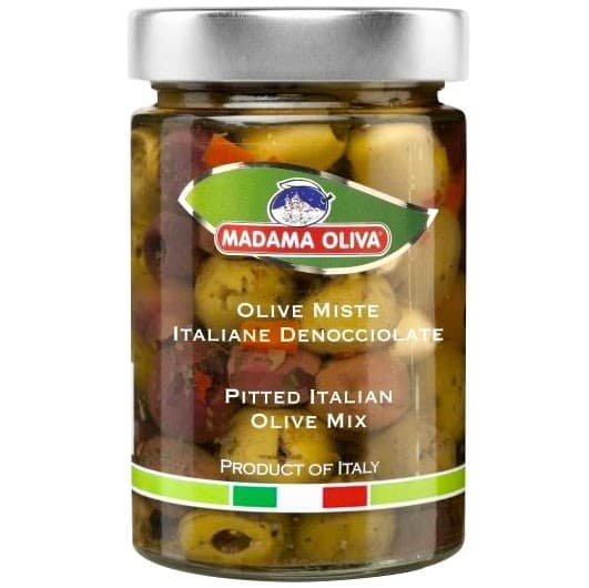 Madama Oliva Mixade Oliver med Vitlök & Paprika 290g