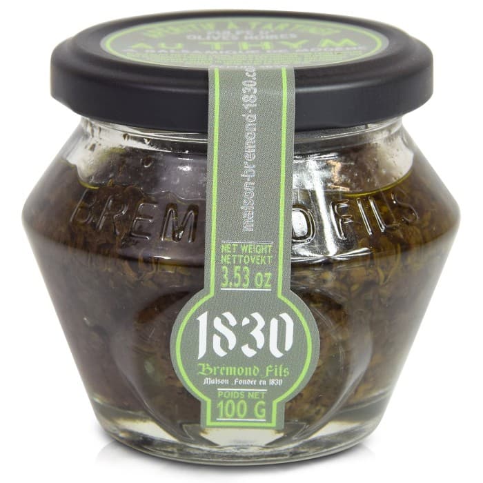 Maison Brémond Tapenade Svarta Oliver Timjan & Balsamvinäger 100g