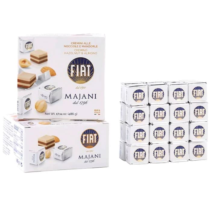 Majani Fiat Cremino Nougat Classico Presentask 486g – från Majani – 579 kr – hos Delitea