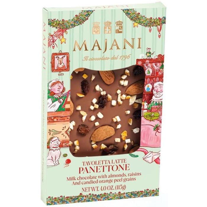 Majani Julig Chokladkaka med Panettone, Mandel & Apelsin 115g – från Majani – 149 kr – hos Delitea