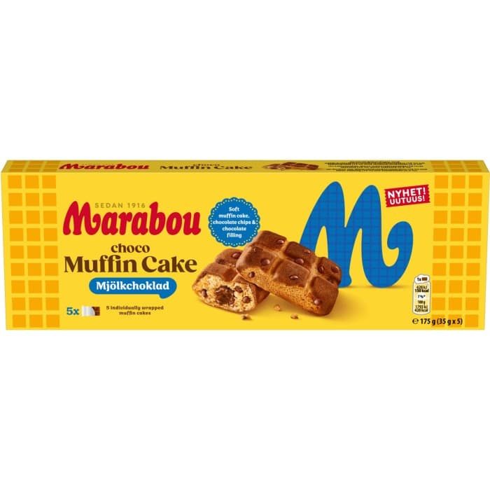 Marabou Choco Muffin Cake 5-pack – från Marabou – 34 kr – hos Delitea