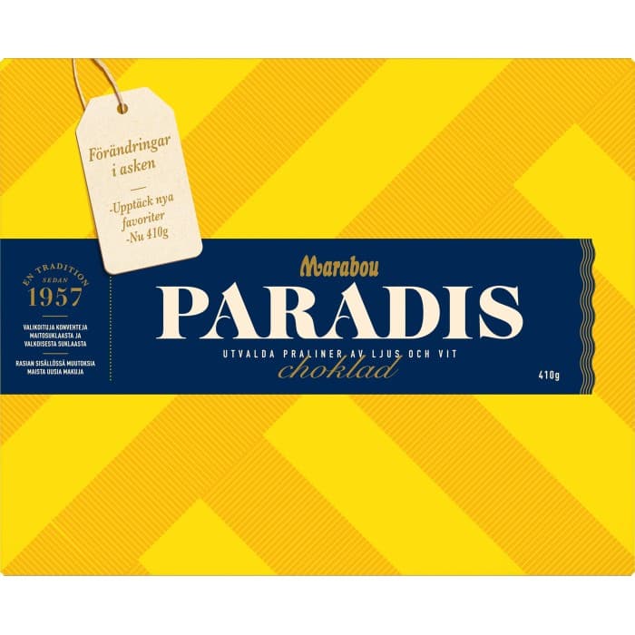 Marabou Paradis Chokladask 410g