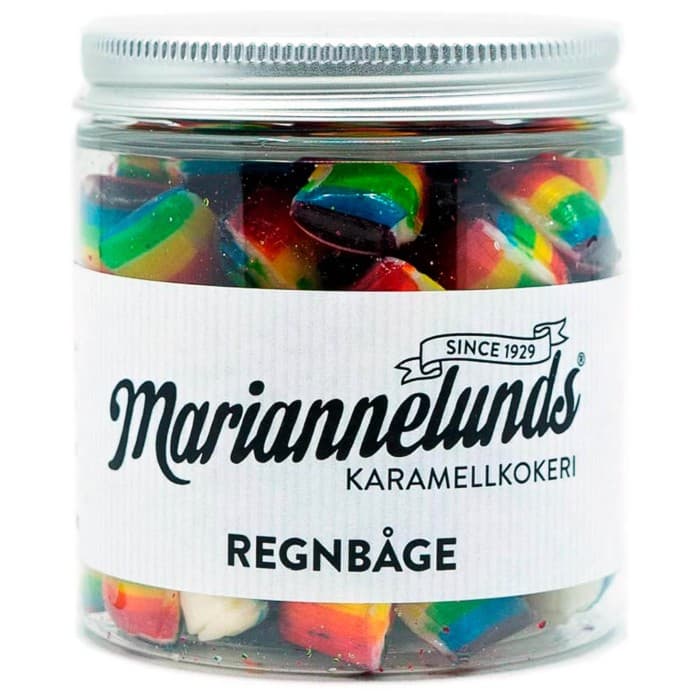 Mariannelunds Karamellkokeri Karameller Regnbåge 200g – från Mariannelunds Karamellkokeri – 49 kr – hos Delitea