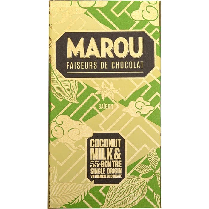Marou Coconut Milk 55% 80g - från Marou - 90 kr - hos Delitea