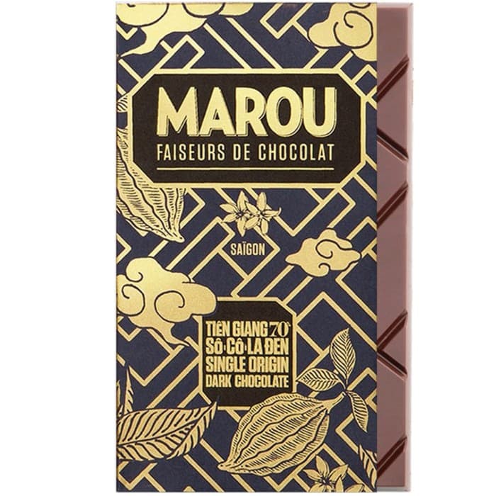Marou Mörk Choklad Tien Giang 70% 80g – från Marou – 75 kr – hos Delitea