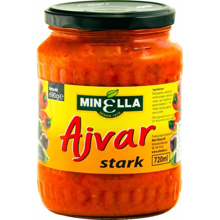 Minella Ajvar Stark 690g – från Minella – 42 kr – hos Delitea
