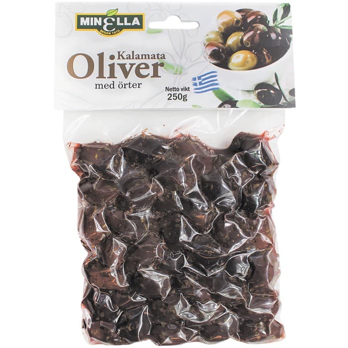 Minella Oliver Kalamata med Örter 250g – från Minella – 49 kr – hos Delitea