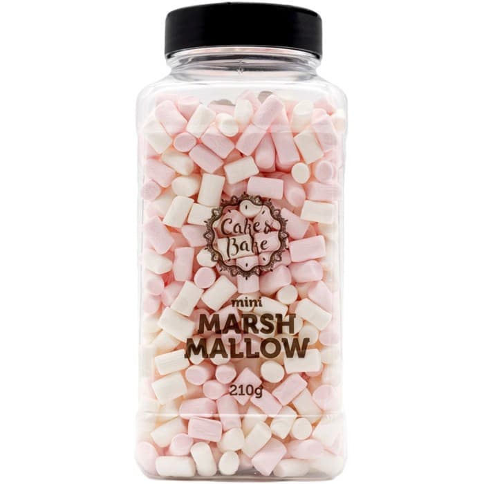 Cake & Bake Mini Marshmallow Rosa & Vita 210g