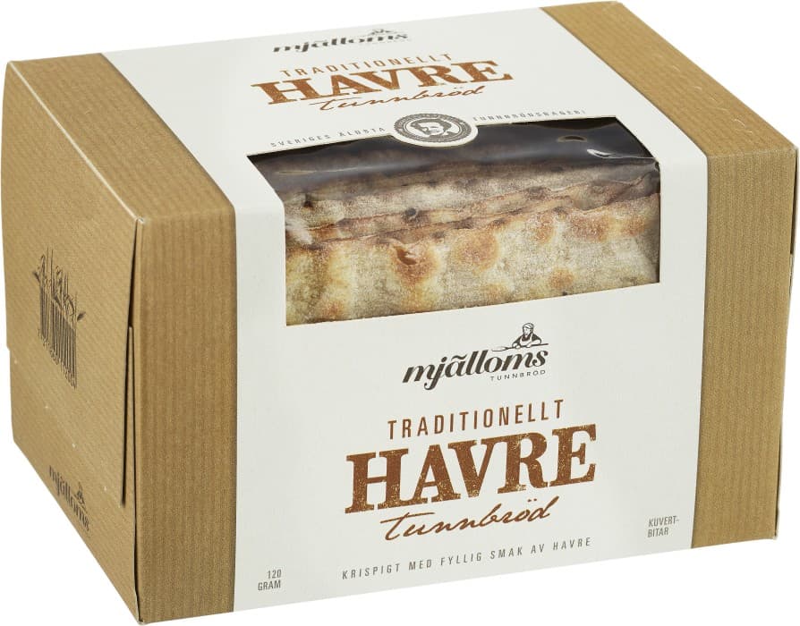 Mjälloms Havre Tunnbröd 120g