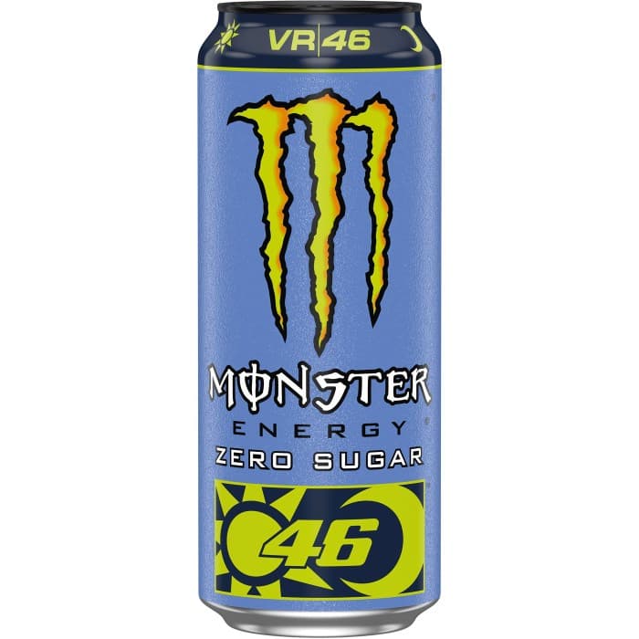 Monster Energy Valentino Rossi Zero Energidryck 50cl – från Monster – 20 kr – hos Delitea