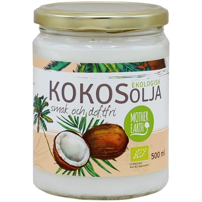 Mother Earth Kokosolja EKO 500ml – från Mother Earth – 75 kr – hos Delitea