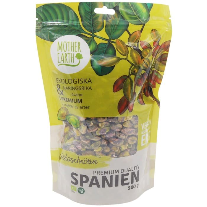 Mother Earth Pistagenötter Premium EKO 500g från Mother Earth – köp hos Delitea