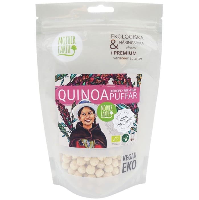 Mother Earth Quinoapuffar Premium EKO 60g – från Mother Earth – 39 kr – hos Delitea
