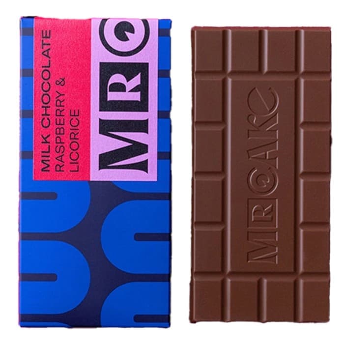 MR Cake Chokladkaka Hallon & Lakrits 90g – från MR Cake – 99 kr – hos Delitea