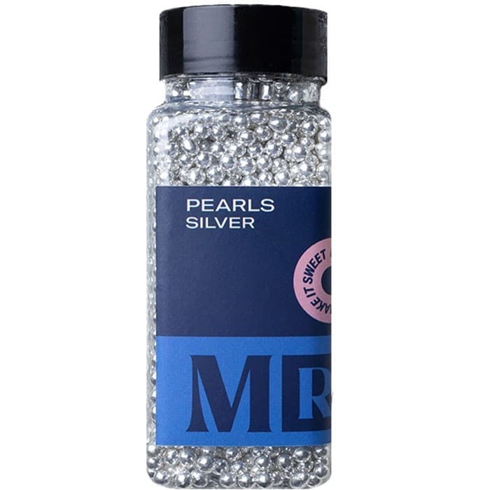 MR Cake Pearls Silver Strössel 85g från MR Cake – köp hos Delitea