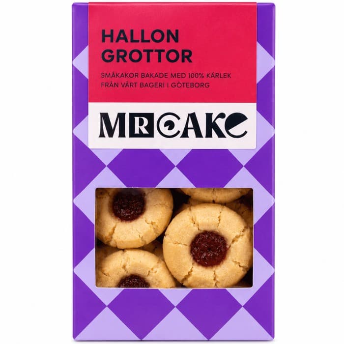 MR Cake Småkakor Hallongrotta 165g – från MR Cake – 69 kr – hos Delitea