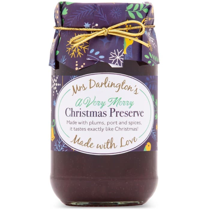 Mrs Darlington Very Merry Christmas Preserve Julmarmelad med Plommon, Portvin & Kryddor 340g från Mrs Darlington"s 75 5030563000778 {custom_label_0#0}{condition#new} – köp hos Delitea