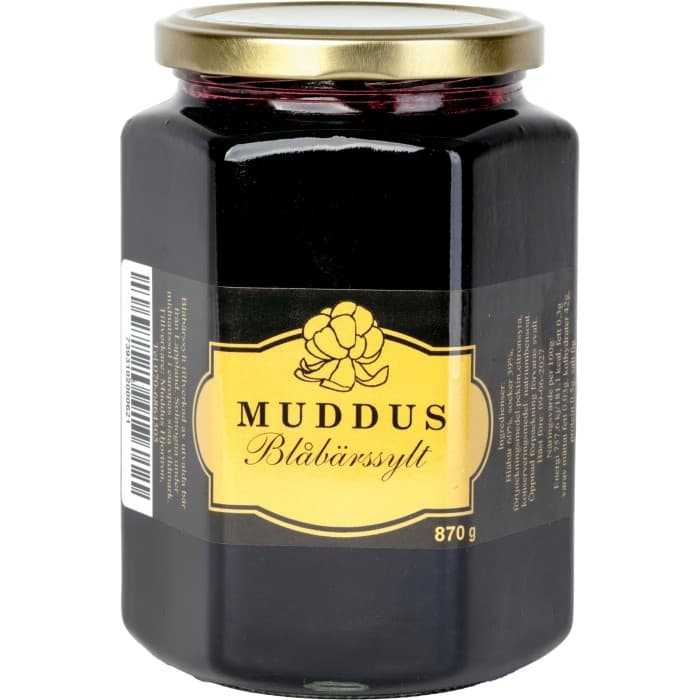 MUDDUS Blåbärssylt 870g från MUDDUS - köp hos Delitea