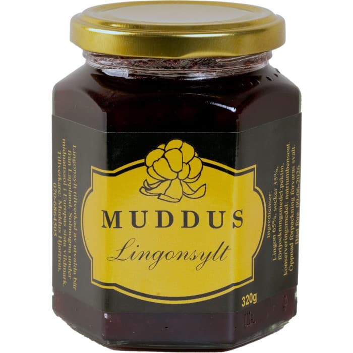 MUDDUS Lingonsylt 320g från MUDDUS - köp hos Delitea