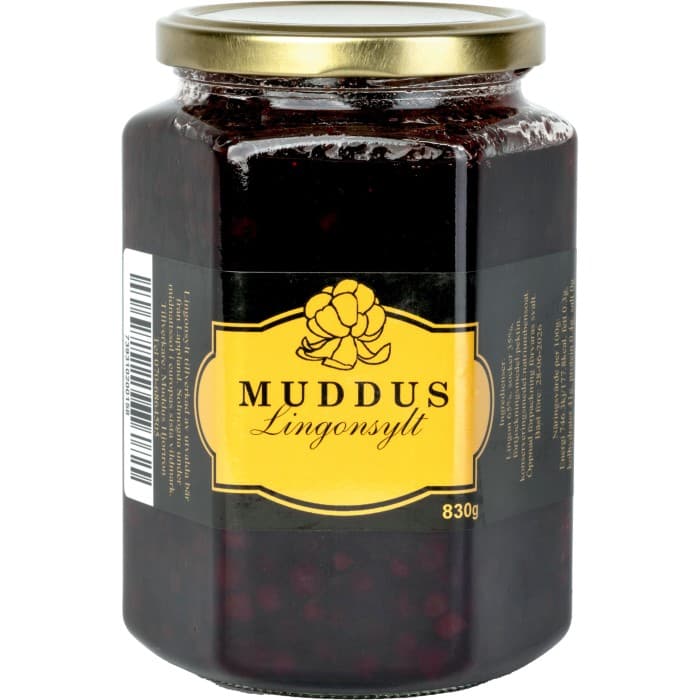 MUDDUS Lingonsylt 830g från MUDDUS - köp hos Delitea