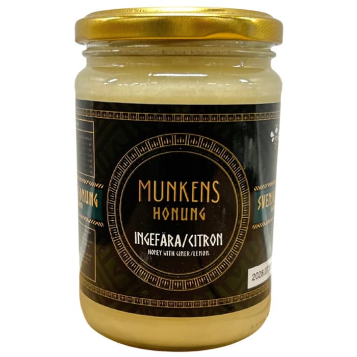Munkens Hälsa Svensk Honung Ingefära/Citron 500g – från Munkens Hälsa – 189 kr – hos Delitea