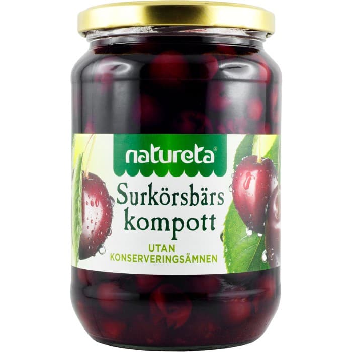 Natureta Körsbärskompott 680g