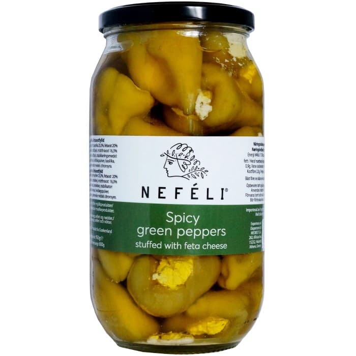 Neféli Kryddig Grön Paprika Fetaostfylld 1kg från Neféli – köp hos Delitea