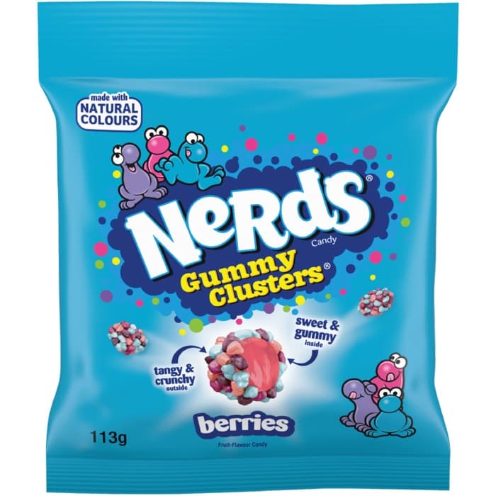 Nerds Gummy Cluster Berry Godis 113g – från Nerds – 45 kr – hos Delitea
