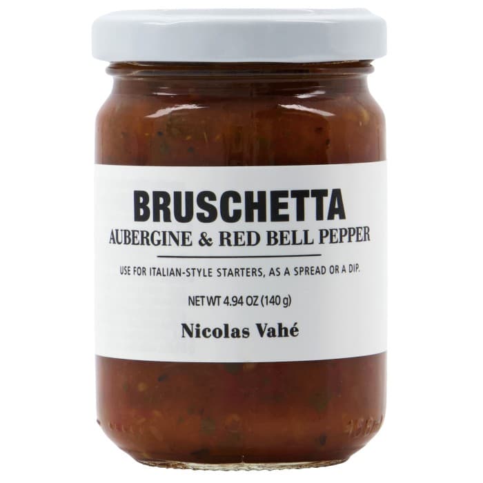 Nicolas Vahé Bruschetta Aubergine & Red Bell Pepper 140g