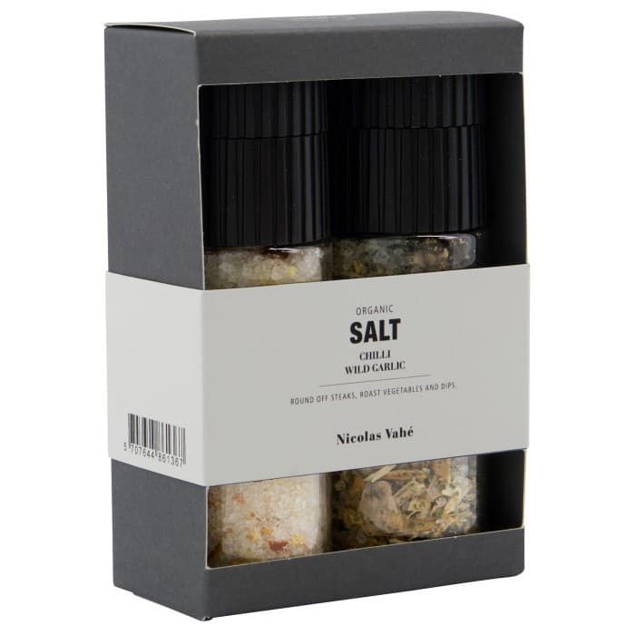 Nicolas Vahé Giftbox Organic Chilli Salt & Wild Garlic 120g