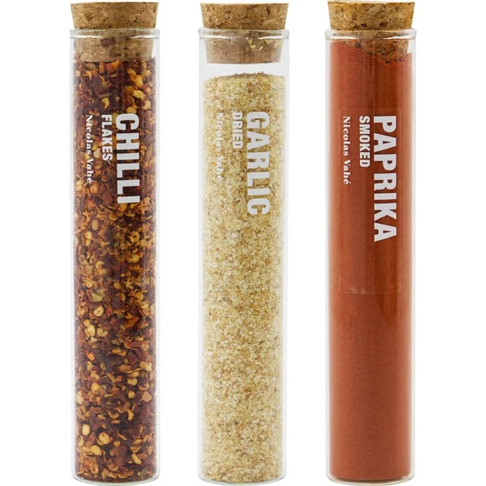 Nicolas Vahé Kryddset Chili, Vitlök & Rökt Paprika 3-pack – från Nicolas Vahé – 188 kr – hos Delitea
