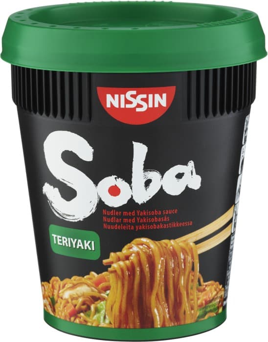 Nissin Nudlar Soba Cup Teriyaki 90g