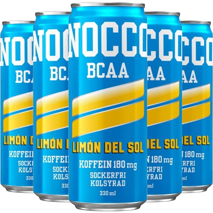 NOCCO Limón del Sol BCAA Energidryck 24x33cl – från NOCCO – 449 kr – hos Delitea