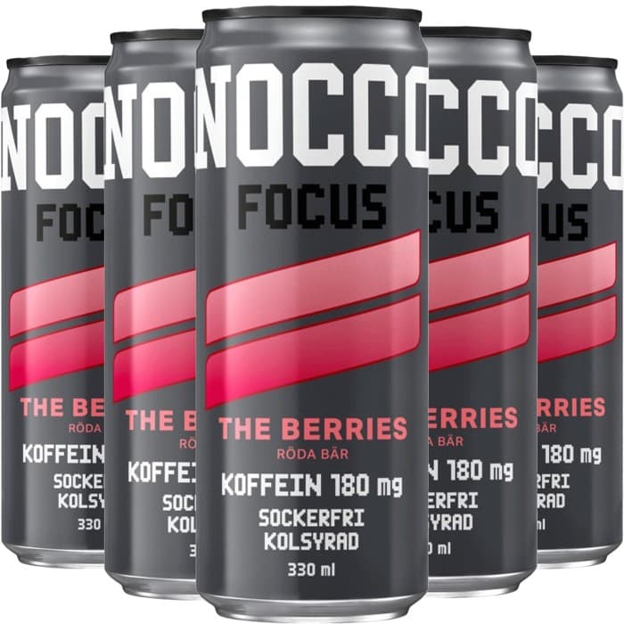 NOCCO Focus The Berries Energidryck 24x33cl – från NOCCO – 449 kr – hos Delitea