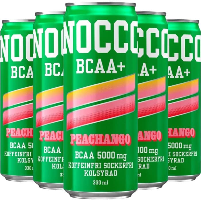 NOCCO Peachango Koffeinfri BCAA+ 24x33cl – från NOCCO – 449 kr – hos Delitea