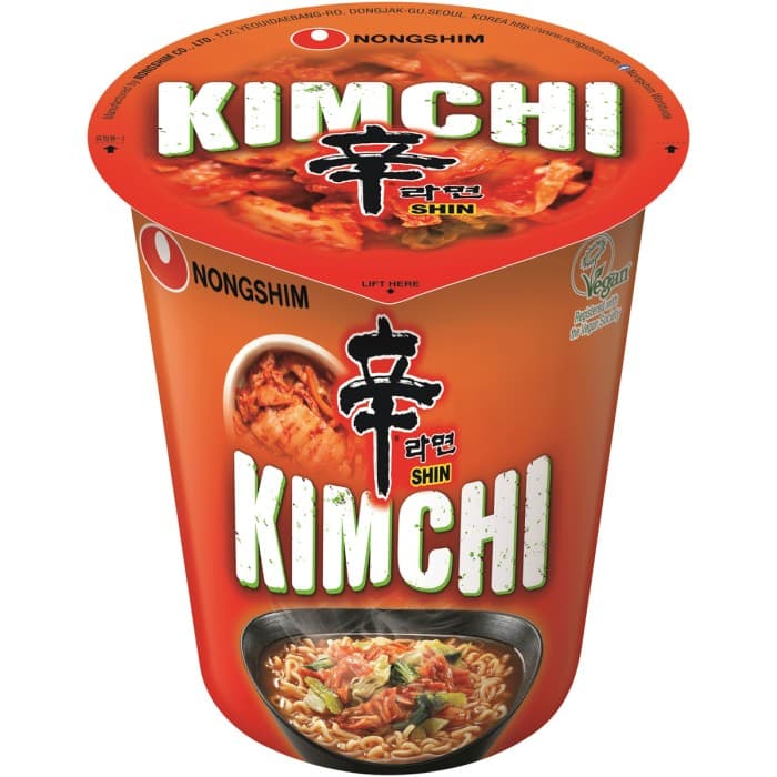 Nongshim Kimchi Nudelkopp 75g – från Nongshim – 19 kr – hos Delitea