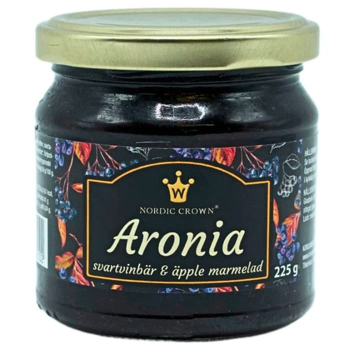 Nordic Crown Marmelad Aronia, Svartvinbär & Äpple 210g – från Nordic Crown – 56 kr – hos Delitea