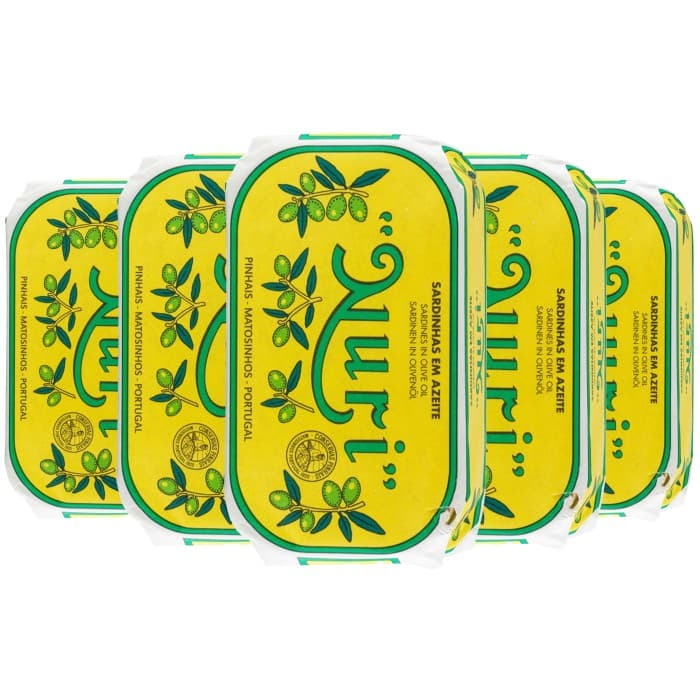 Nuri Sardiner Olivolja 5x125g – från Nuri – 359 kr – hos Delitea