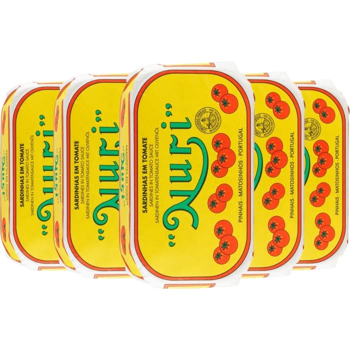 Nuri Sardiner Tomatsås 5x125g – från Nuri – 359 kr – hos Delitea