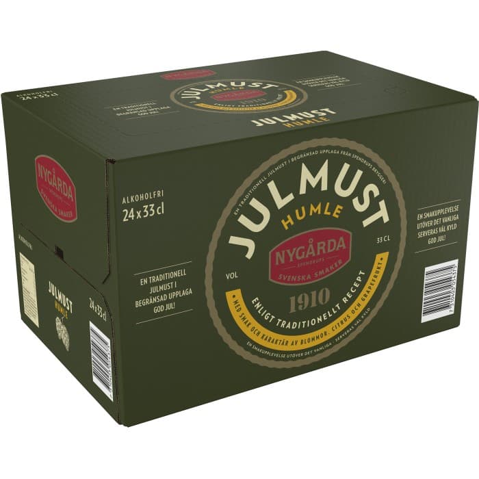 Nygårda Julmust Humle 24x33cl