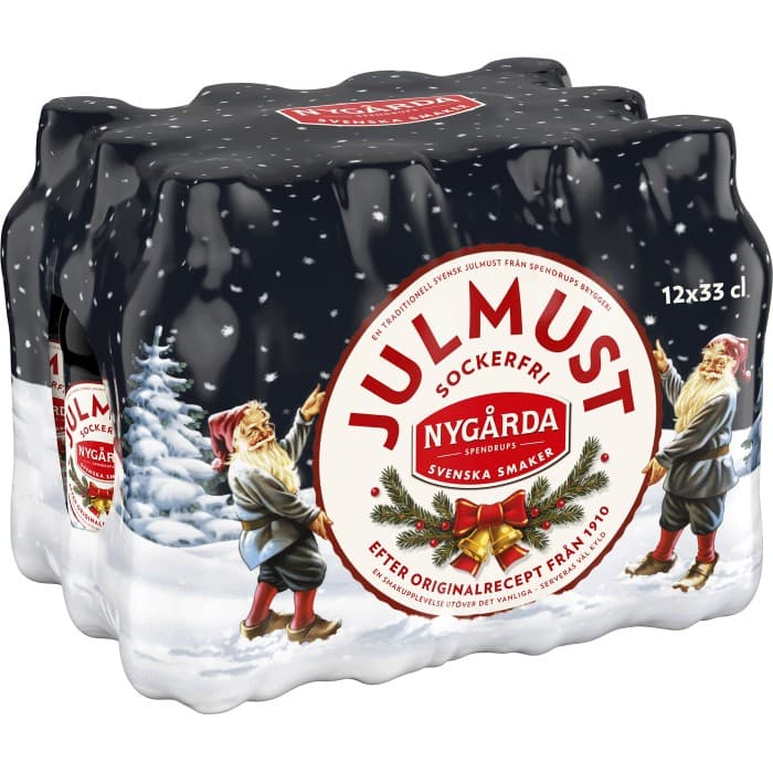 Nygårda Julmust Sockerfri 12x33cl