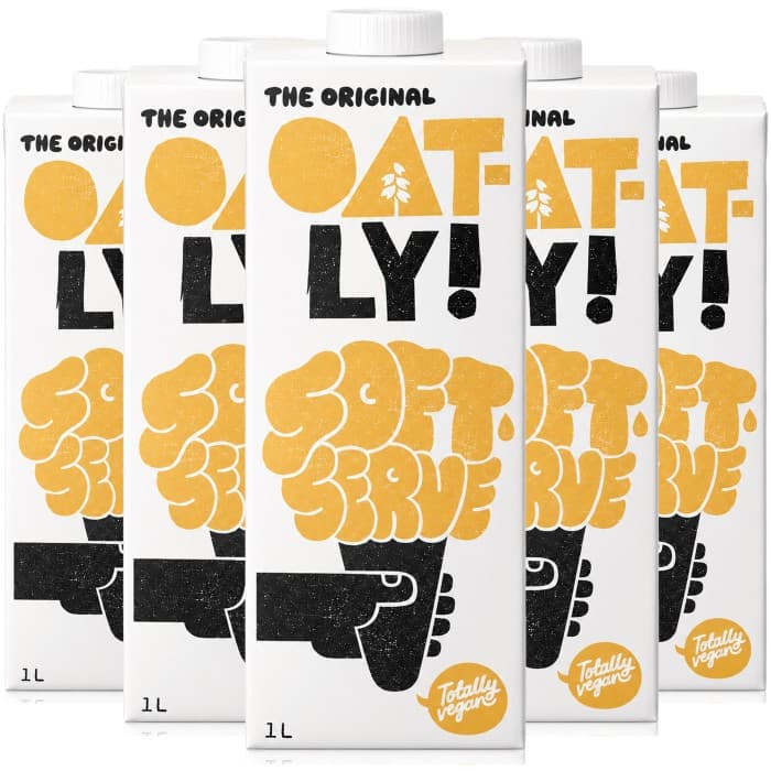 Oatly Soft Serve Mjukglass Vanilj 6x1L – från Oatly – 299 kr – hos Delitea
